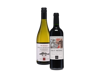 Claret and White Burgundy Duo
